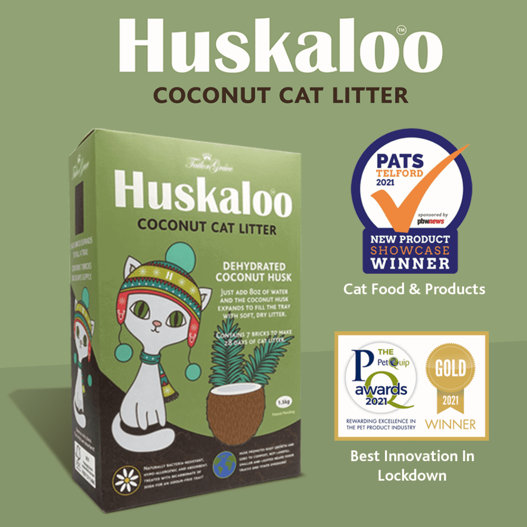 Litière pour chat Huskaloo