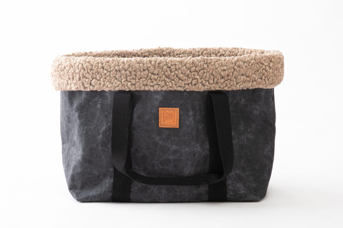 Sac à bandoulière en papier ciré Dorothea Laine bouclée