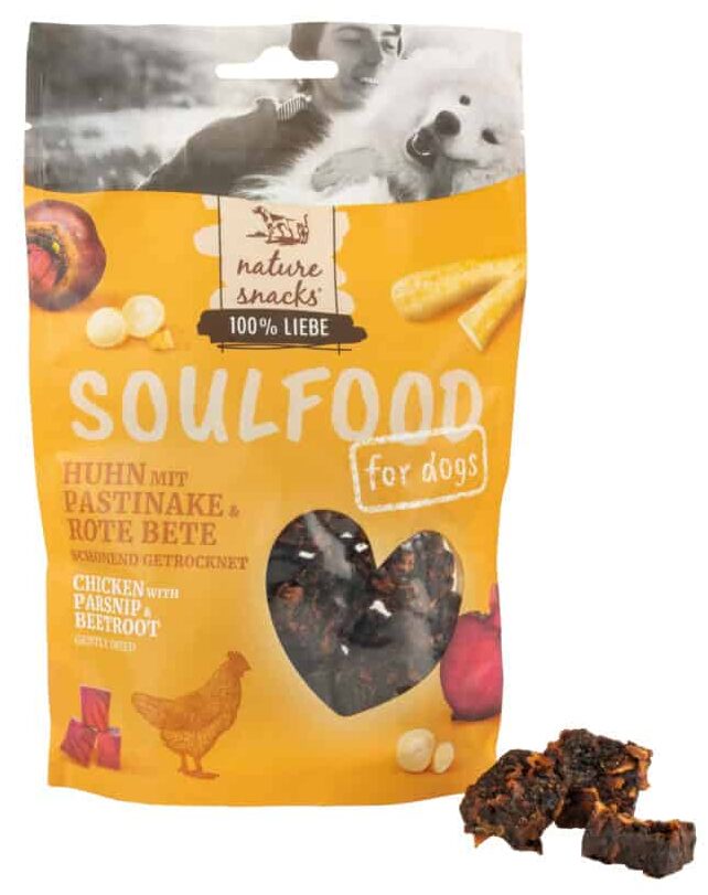 Nature Snacks / SOULFOOD – Poulet aux betteraves & panais – croquettes