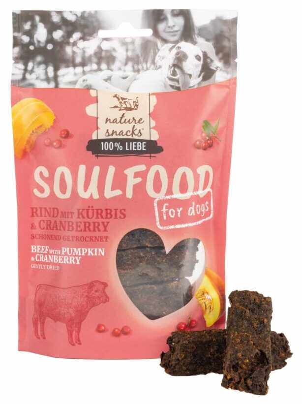 Nature Snacks / SOULFOOD -Bœuf à la citrouille et aux canneberges – lanières