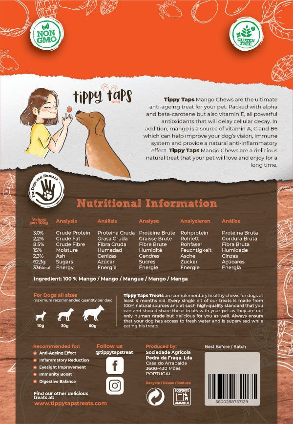 Tippy Taps Fruit Snack Mango