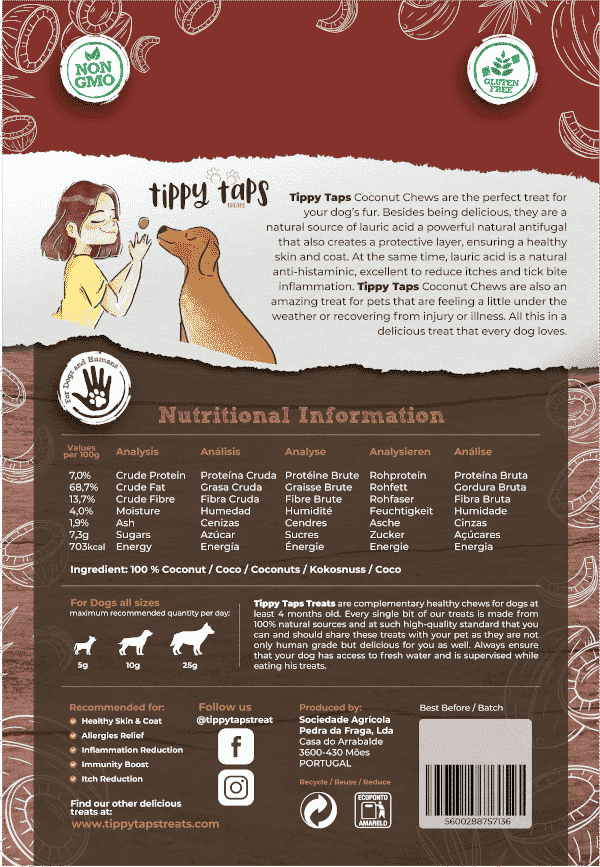 Tippy Taps Fruit Snack Kokosnoot