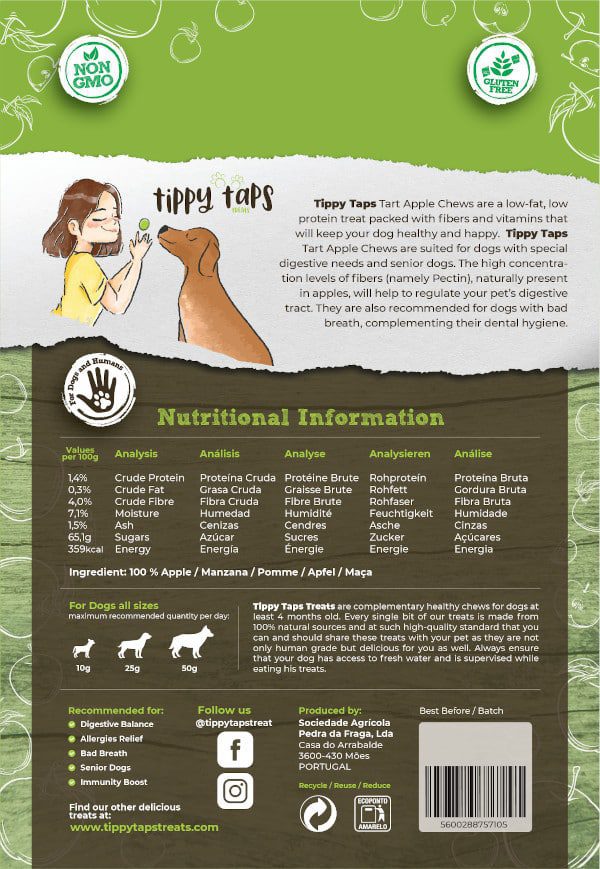 Tippy Taps Fruit Snack Groene Appel