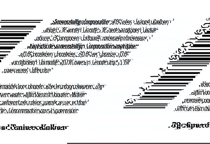 YDOLO Trainers kalkoen + superfoods 400g