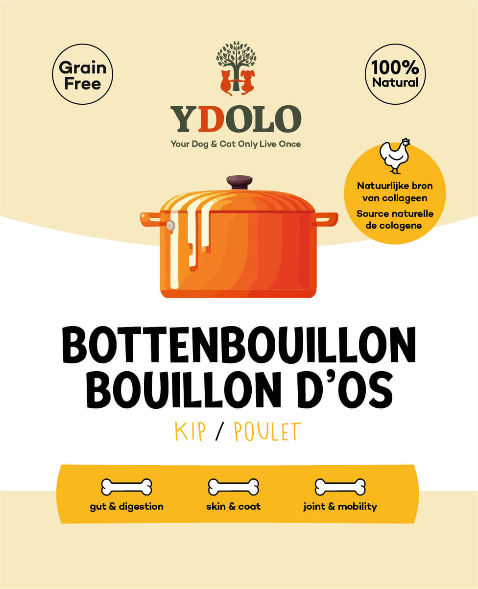 YDOLO bottenbouillon BIO Kip 230ml